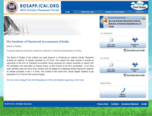 Tablet Screenshot of bosapp.icai.org