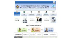 Desktop Screenshot of elearn.icai.org