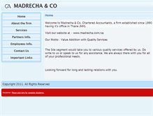 Tablet Screenshot of madrechaco.icai.org.in